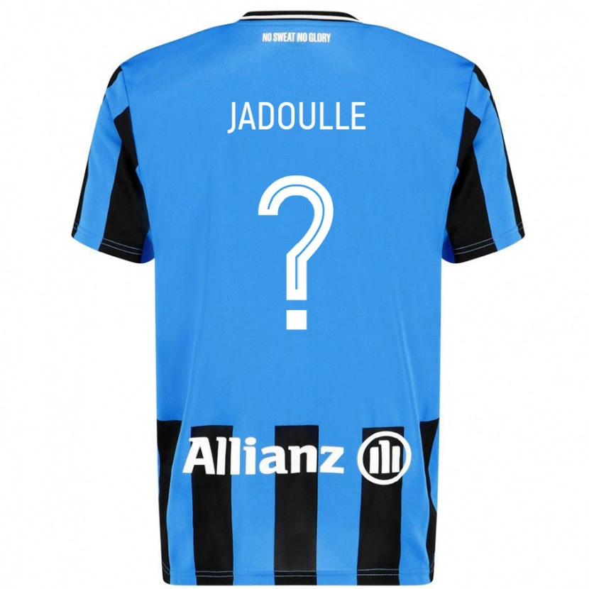 Danxen Donna Maglia Romane Jadoulle #0 Azzurro Nero Kit Gara Home 2024/25 Maglietta