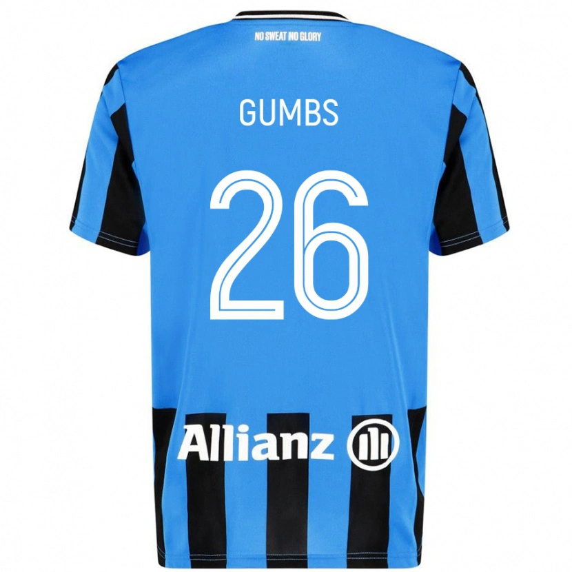 Danxen Donna Maglia Aisse Gumbs #26 Azzurro Nero Kit Gara Home 2024/25 Maglietta