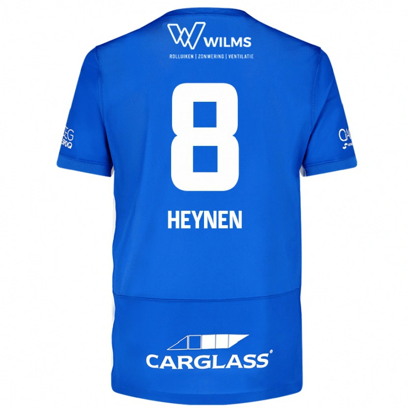 Danxen Donna Maglia Bryan Heynen #8 Blu Kit Gara Home 2024/25 Maglietta