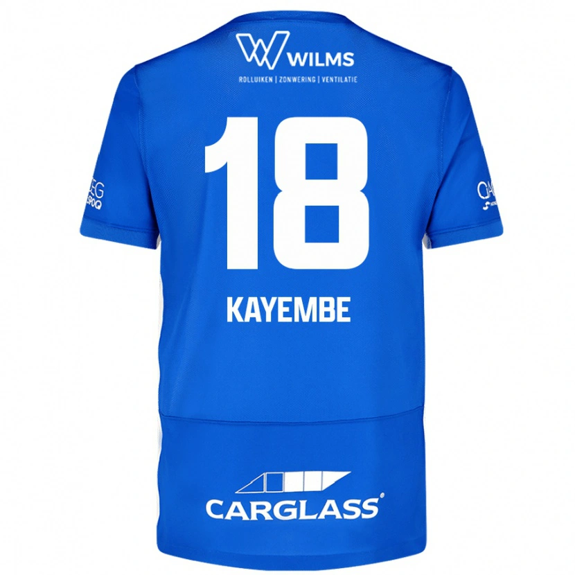 Danxen Donna Maglia Joris Kayembe #18 Blu Kit Gara Home 2024/25 Maglietta