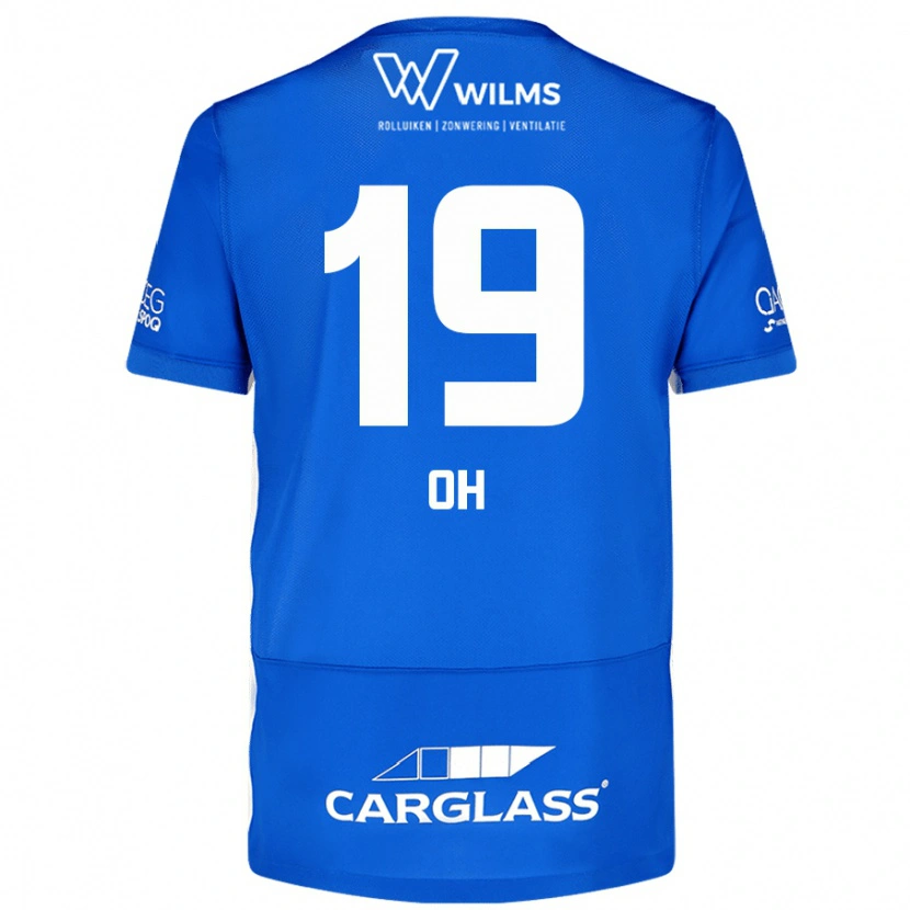 Danxen Donna Maglia Hyeon-Gyu Oh #19 Blu Kit Gara Home 2024/25 Maglietta