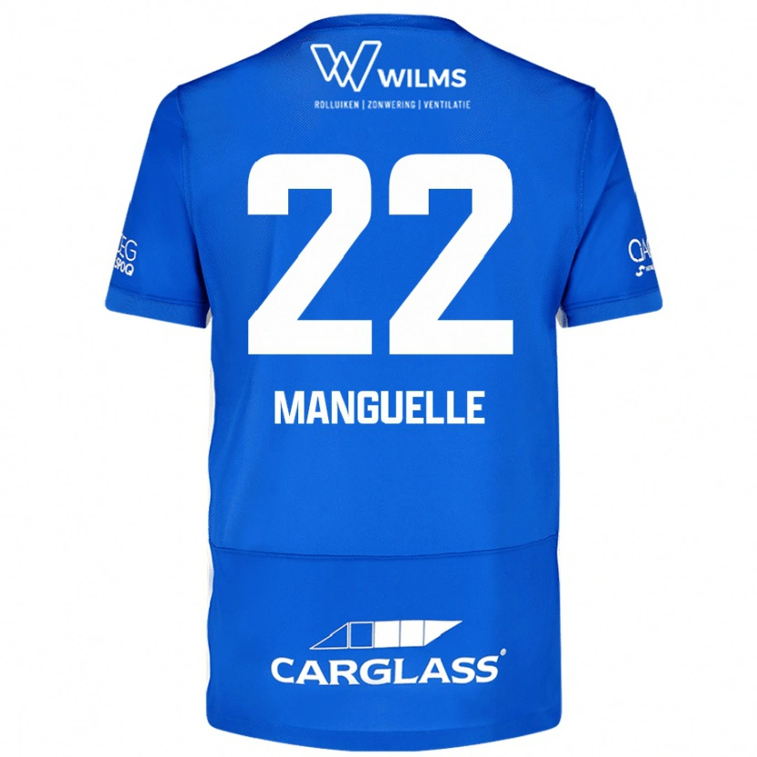 Danxen Donna Maglia Brad Manguelle #22 Blu Kit Gara Home 2024/25 Maglietta