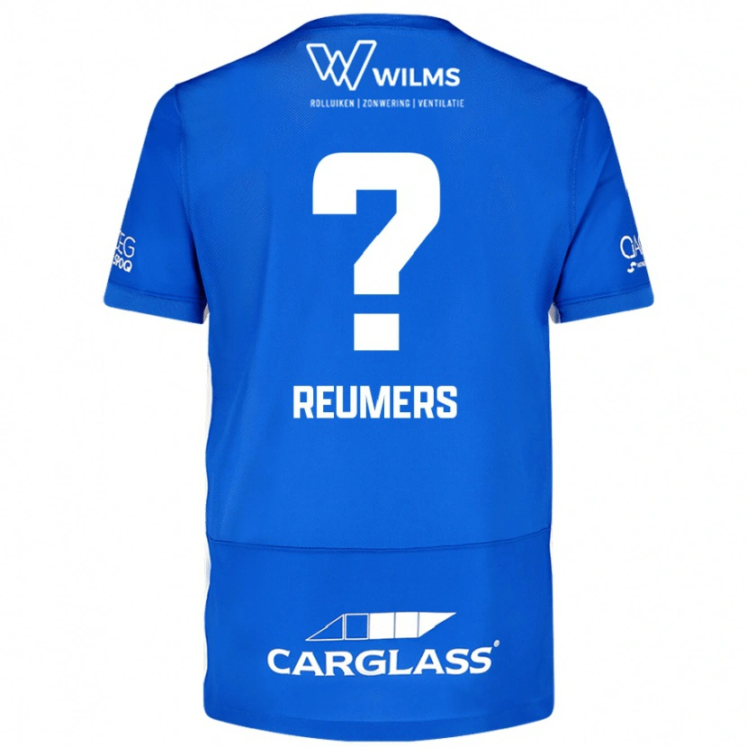 Danxen Donna Maglia Alexander Reumers #0 Blu Kit Gara Home 2024/25 Maglietta