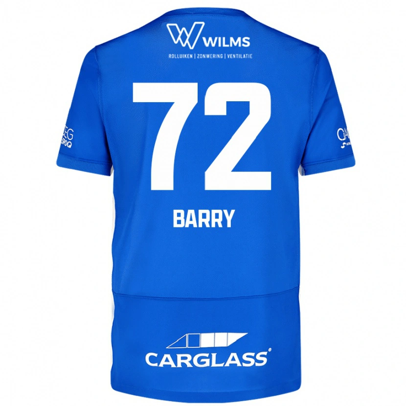 Danxen Donna Maglia Alpha Barry #72 Blu Kit Gara Home 2024/25 Maglietta