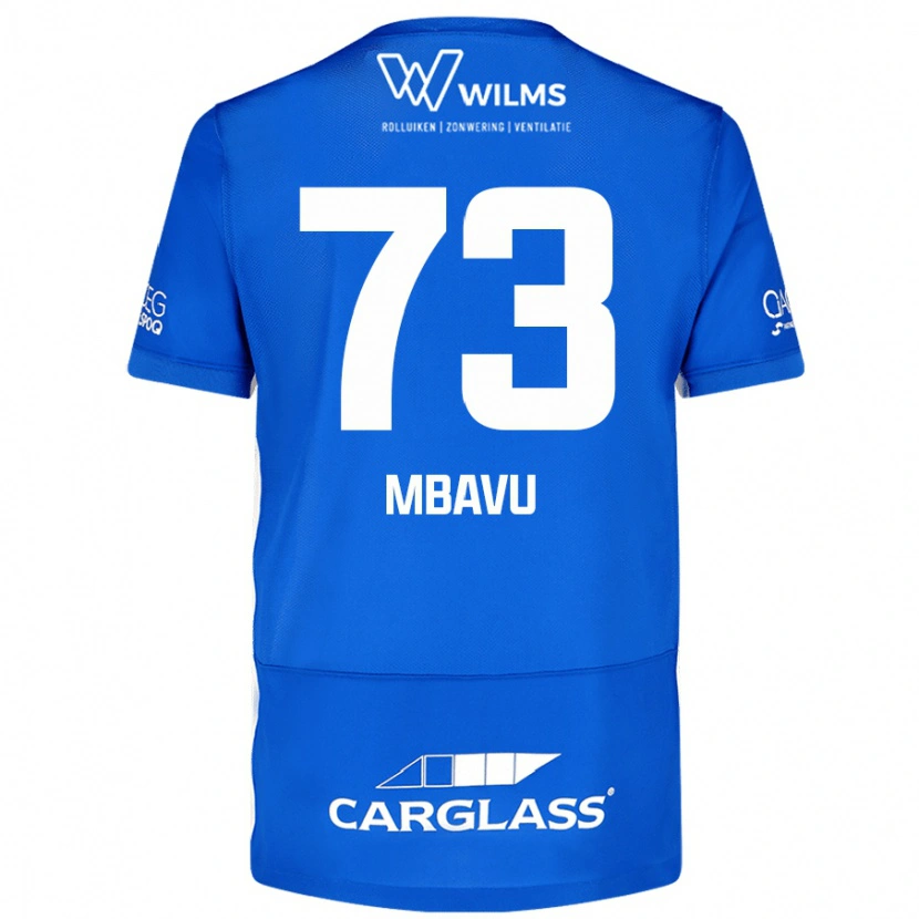 Danxen Donna Maglia Elie Mbavu #73 Blu Kit Gara Home 2024/25 Maglietta