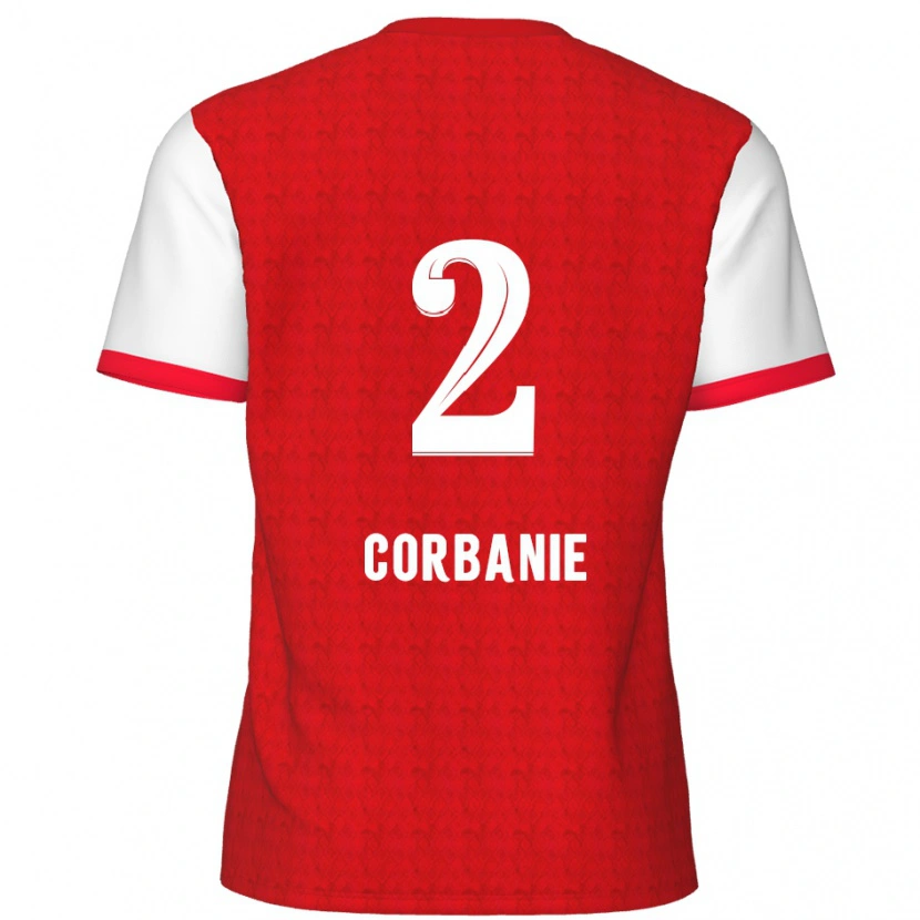 Danxen Donna Maglia Kobe Corbanie #2 Rosso Bianco Kit Gara Home 2024/25 Maglietta