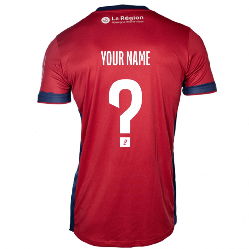 Danxen Donna Maglia Il Tuo Nome #0 Borgogna Chiaro Kit Gara Home 2024/25 Maglietta