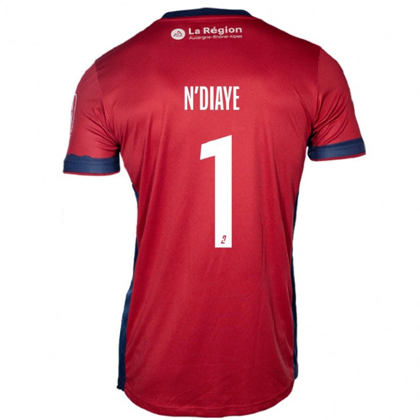 Danxen Donna Maglia Massamba N'diaye #1 Borgogna Chiaro Kit Gara Home 2024/25 Maglietta