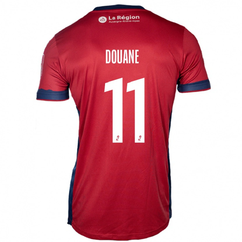 Danxen Donna Maglia Maïdine Douane #11 Borgogna Chiaro Kit Gara Home 2024/25 Maglietta