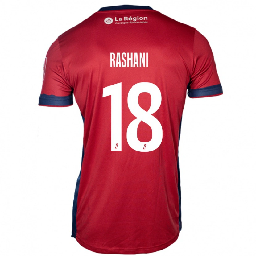 Danxen Donna Maglia Elbasan Rashani #18 Borgogna Chiaro Kit Gara Home 2024/25 Maglietta