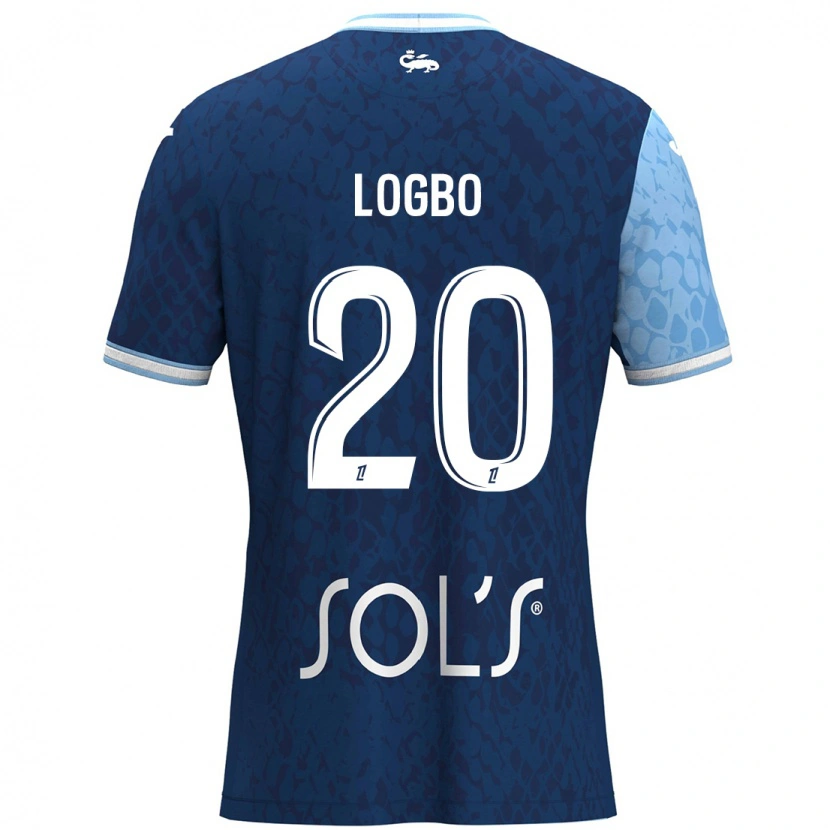 Danxen Donna Maglia Andy Logbo #20 Azzurro Blu Scuro Kit Gara Home 2024/25 Maglietta
