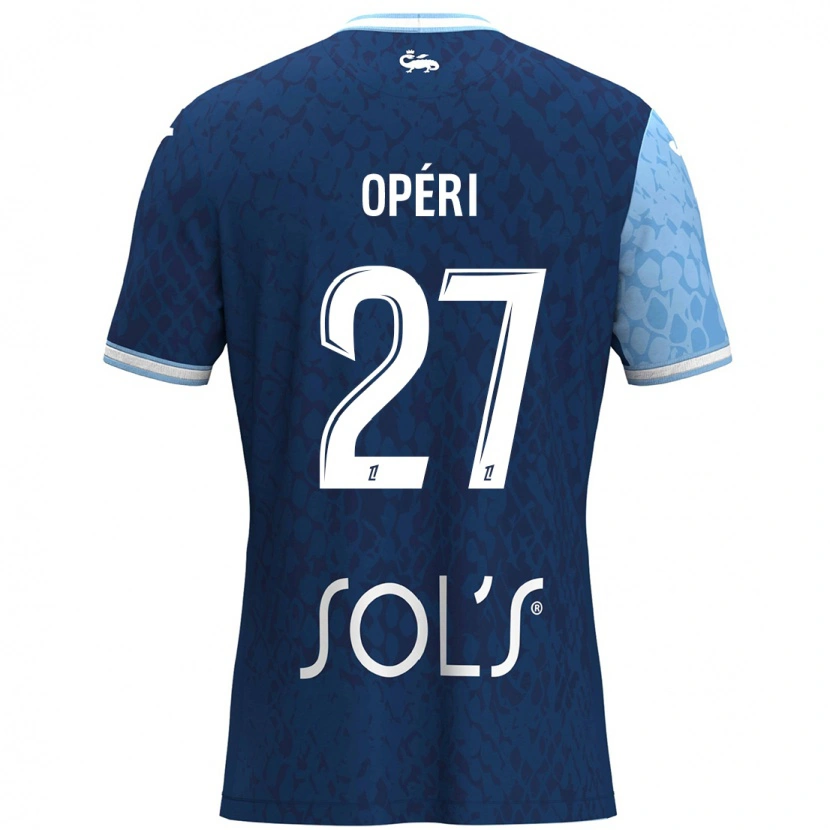 Danxen Donna Maglia Christopher Operi #27 Azzurro Blu Scuro Kit Gara Home 2024/25 Maglietta