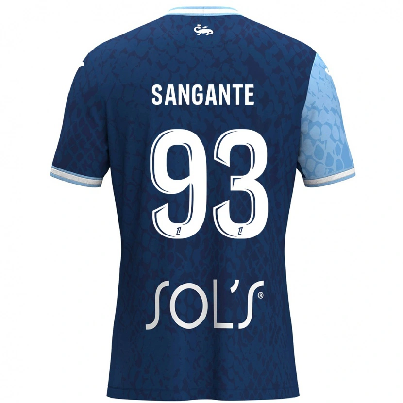 Danxen Donna Maglia Arouna Sangante #93 Azzurro Blu Scuro Kit Gara Home 2024/25 Maglietta