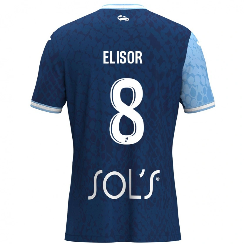 Danxen Donna Maglia Salomé Elisor #8 Azzurro Blu Scuro Kit Gara Home 2024/25 Maglietta