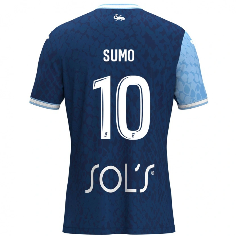 Danxen Donna Maglia Eva Sumo #10 Azzurro Blu Scuro Kit Gara Home 2024/25 Maglietta