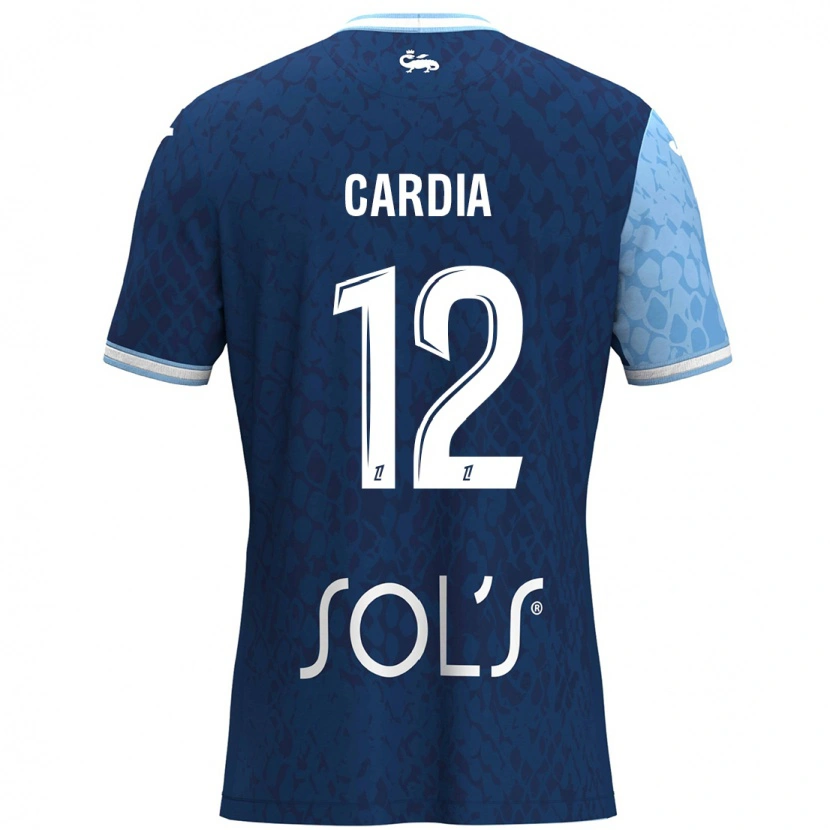 Danxen Donna Maglia Mickaëla Cardia #12 Azzurro Blu Scuro Kit Gara Home 2024/25 Maglietta