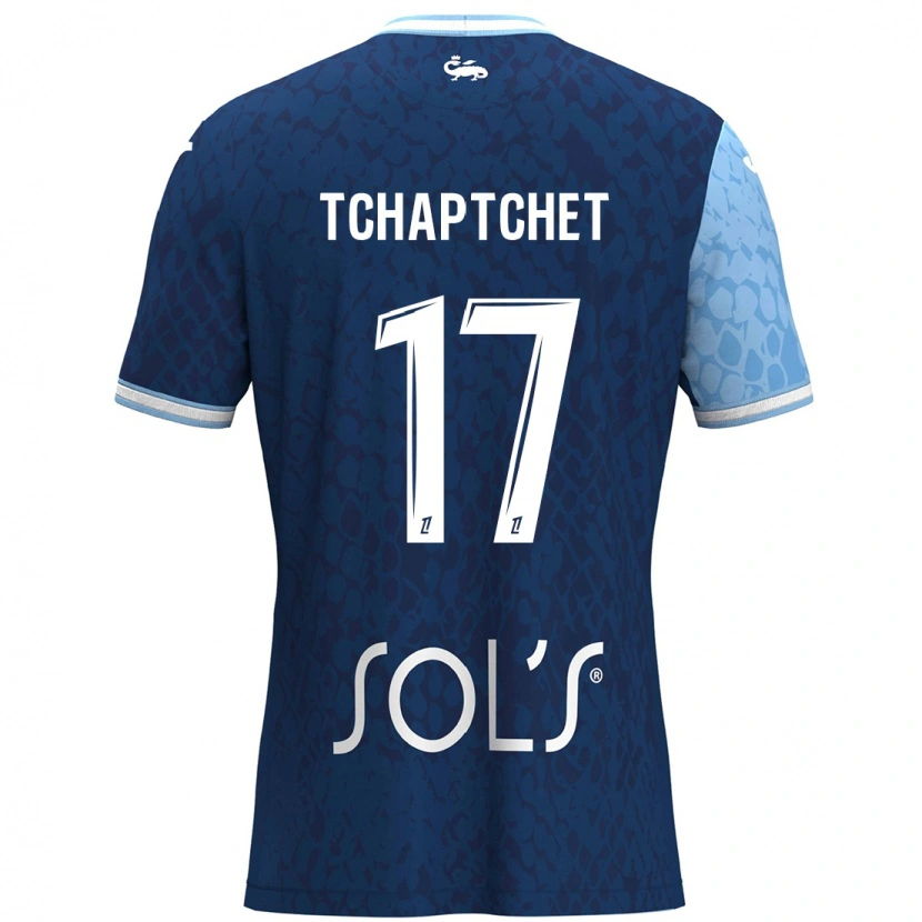 Danxen Donna Maglia Chanel Tchaptchet #17 Azzurro Blu Scuro Kit Gara Home 2024/25 Maglietta