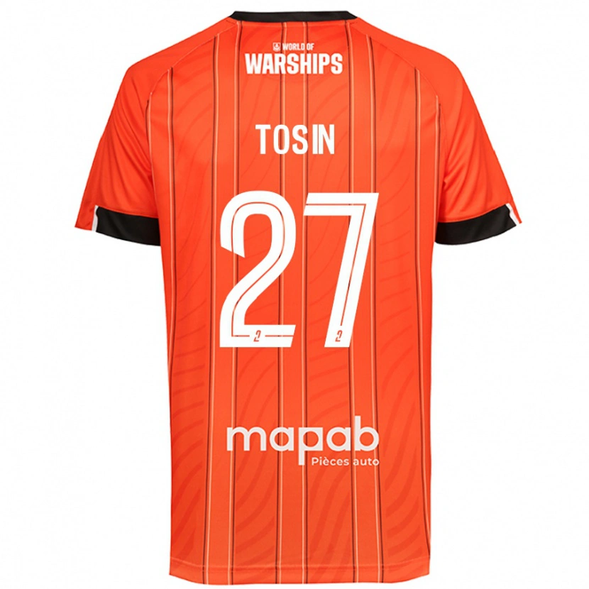 Danxen Donna Maglia Aiyegun Tosin #27 Arancione Kit Gara Home 2024/25 Maglietta