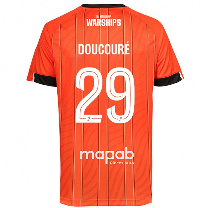 Danxen Donna Maglia Siriné Doucouré #29 Arancione Kit Gara Home 2024/25 Maglietta