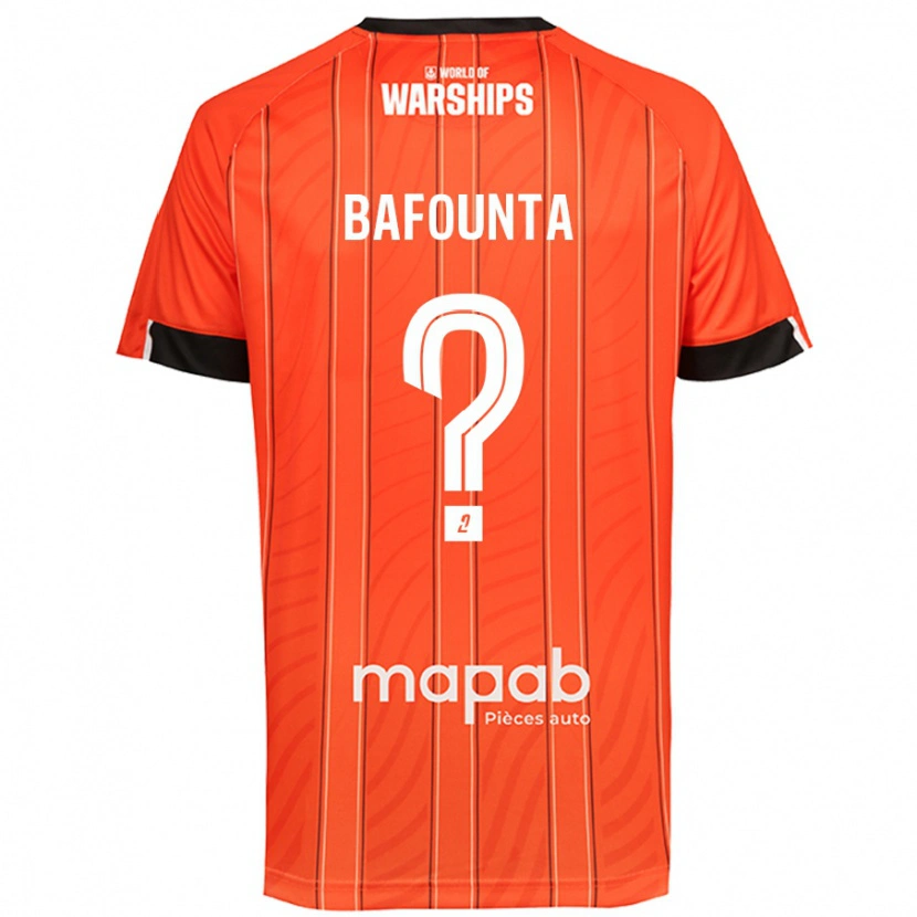 Danxen Donna Maglia Kamal Bafounta #0 Arancione Kit Gara Home 2024/25 Maglietta