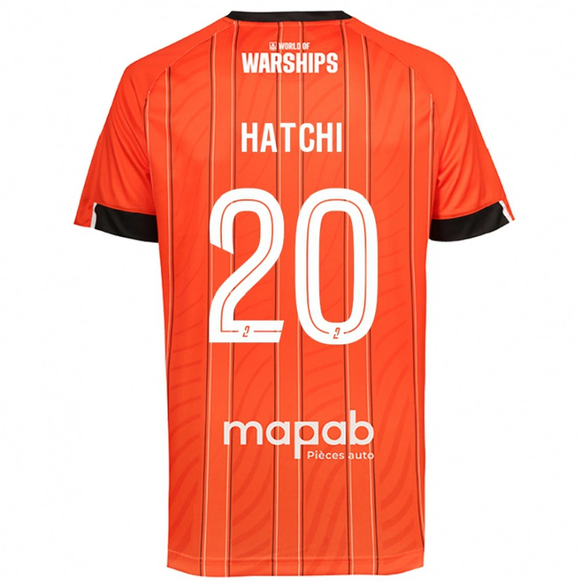 Danxen Donna Maglia Jérémy Hatchi #20 Arancione Kit Gara Home 2024/25 Maglietta