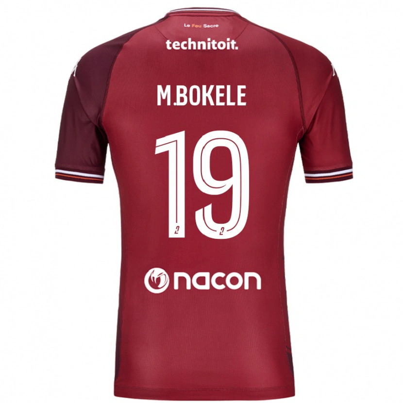 Danxen Donna Maglia Morgan Bokele #19 Rosso Granata Kit Gara Home 2024/25 Maglietta