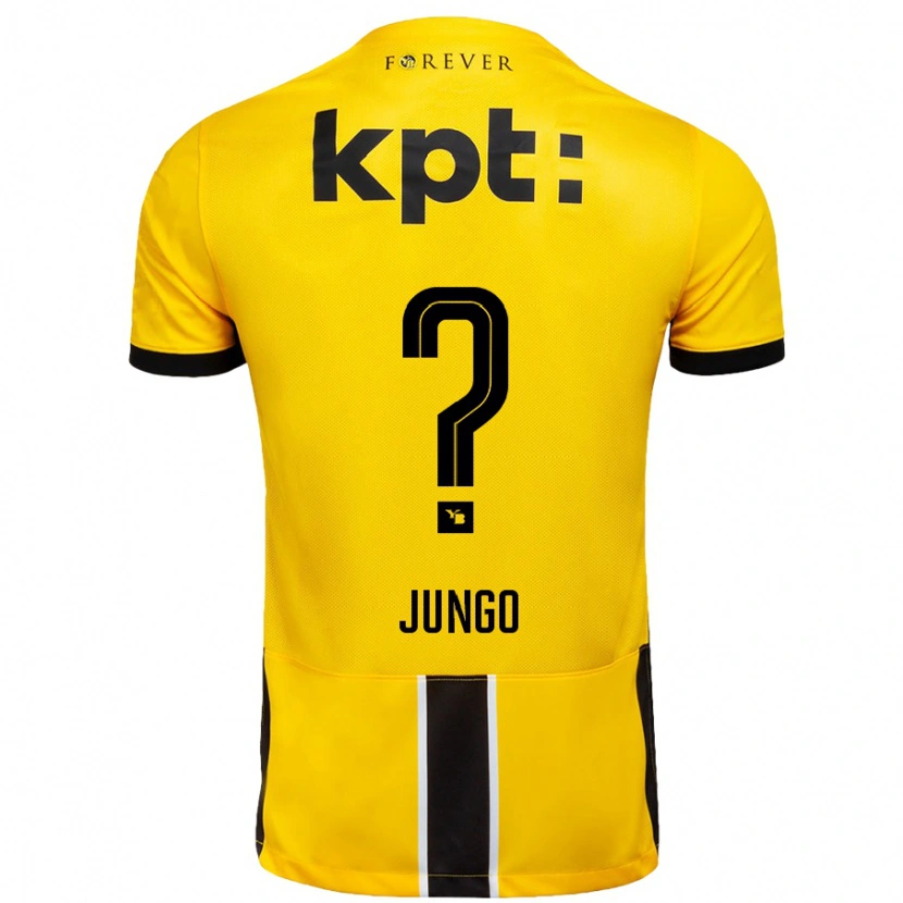 Danxen Donna Maglia Matéo Jungo #0 Giallo Nero Kit Gara Home 2024/25 Maglietta