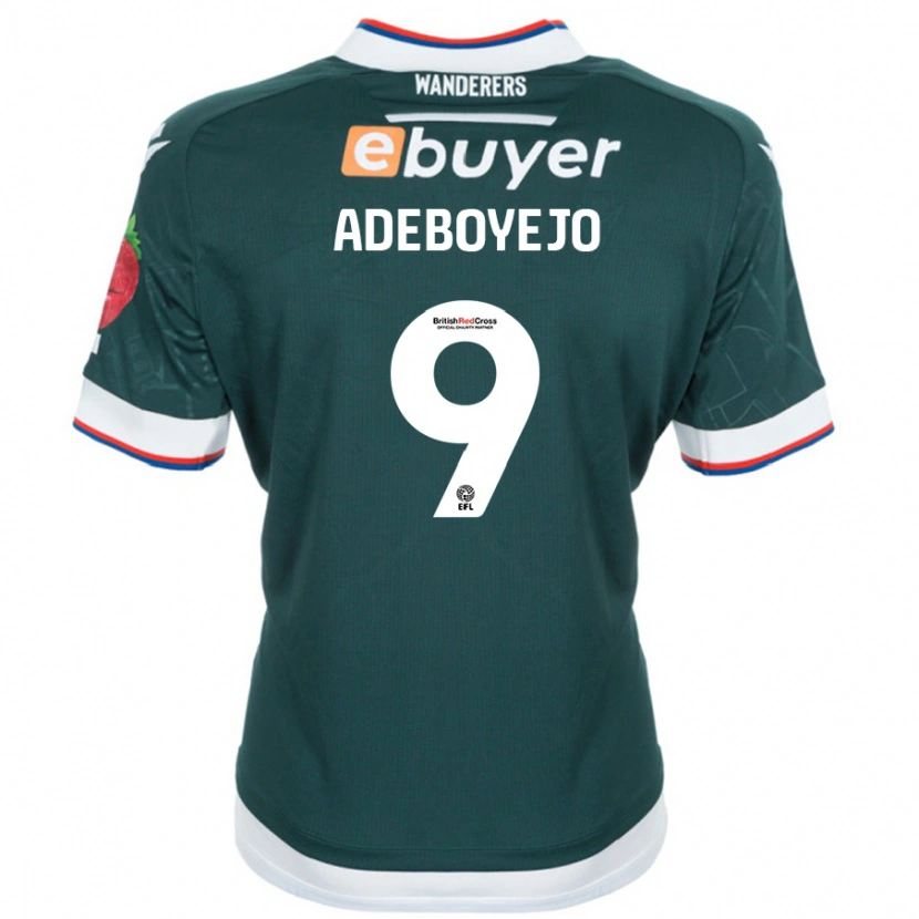 Danxen Donna Maglia Victor Adeboyejo #9 Verde Scuro Kit Gara Away 2024/25 Maglietta