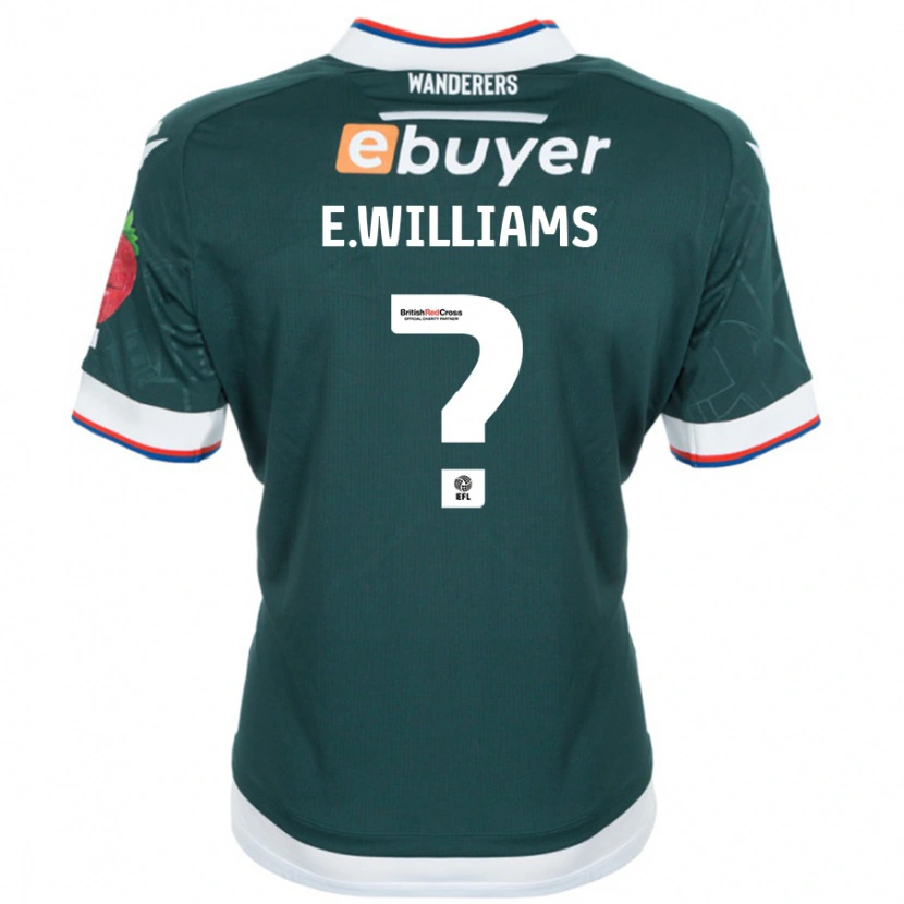 Danxen Donna Maglia Eva Williams #0 Verde Scuro Kit Gara Away 2024/25 Maglietta