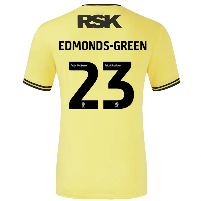 Danxen Donna Maglia Rarmani Edmonds-Green #23 Giallo Nero Kit Gara Away 2024/25 Maglietta