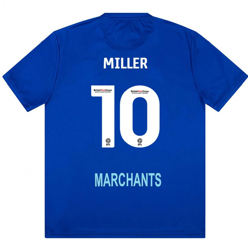 Danxen Donna Maglia George Miller #10 Verde Kit Gara Away 2024/25 Maglietta