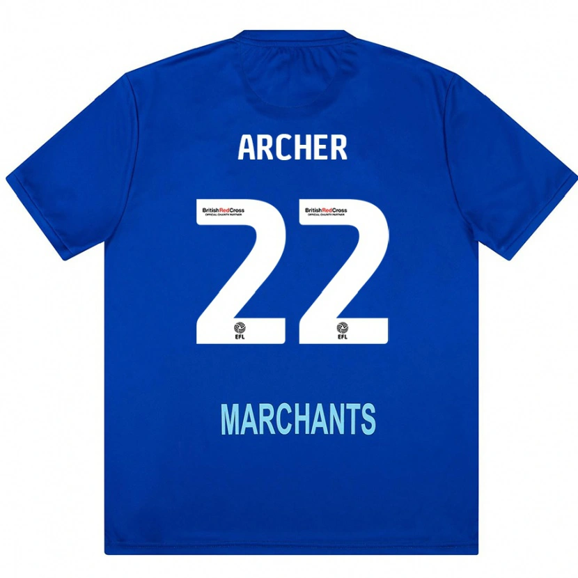 Danxen Donna Maglia Ethon Archer #22 Verde Kit Gara Away 2024/25 Maglietta