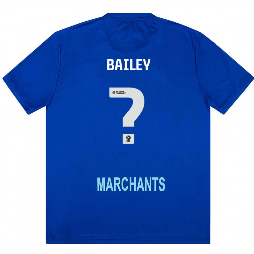 Danxen Donna Maglia Ieuan Bailey #0 Verde Kit Gara Away 2024/25 Maglietta