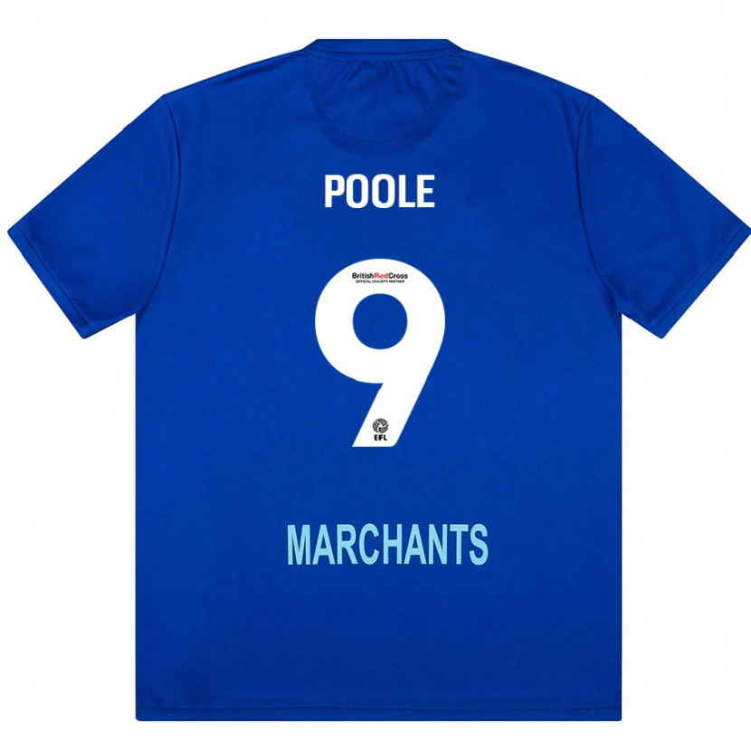 Danxen Donna Maglia Phoebie Poole #9 Verde Kit Gara Away 2024/25 Maglietta