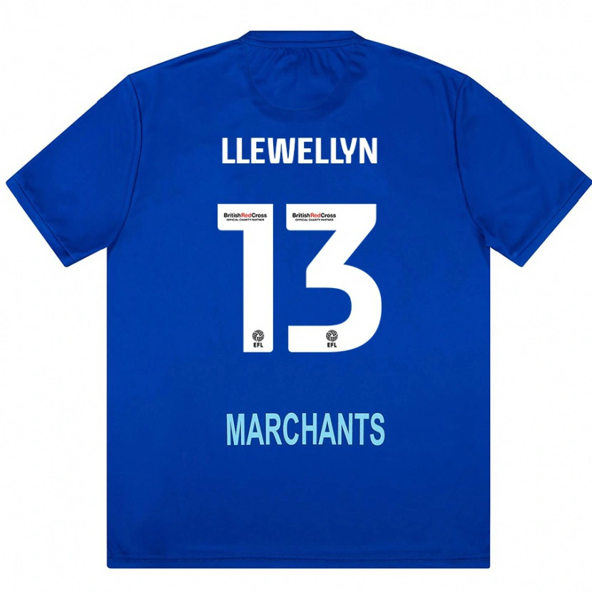 Danxen Donna Maglia Ffion Llewellyn #13 Verde Kit Gara Away 2024/25 Maglietta