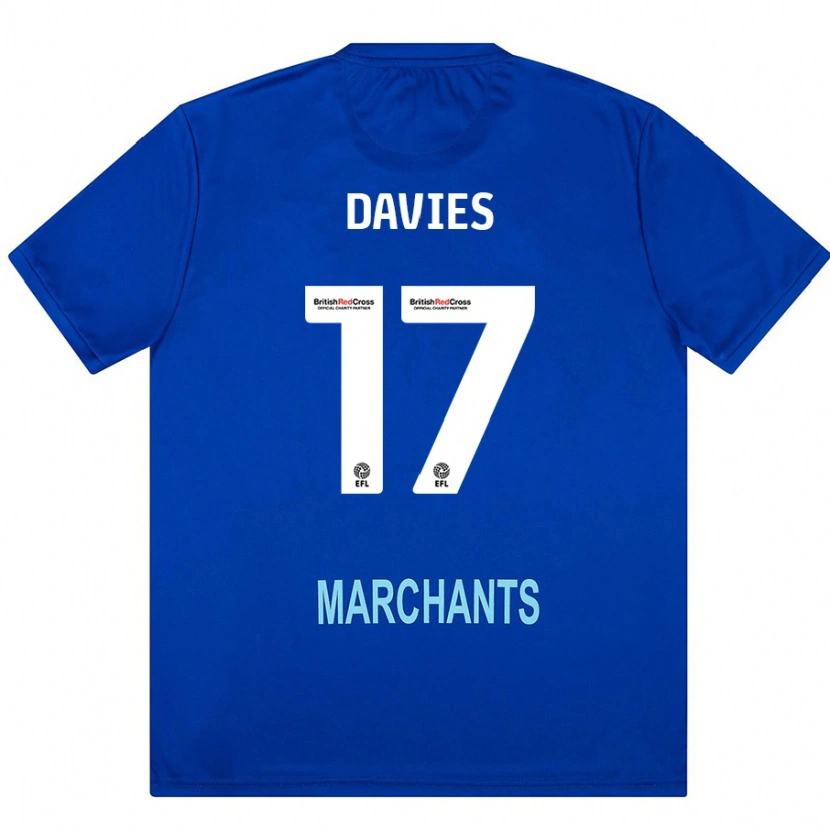 Danxen Donna Maglia Annabel Davies #17 Verde Kit Gara Away 2024/25 Maglietta