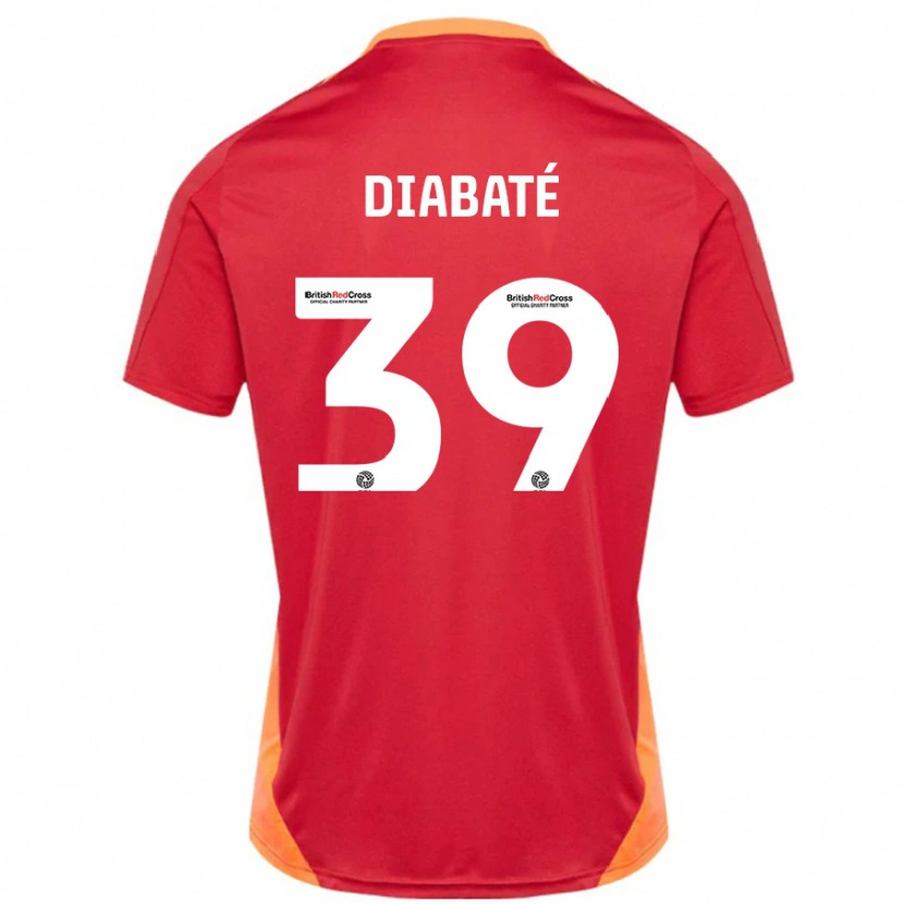 Danxen Donna Maglia Cheick Diabaté #39 Blu Bianco Sporco Kit Gara Away 2024/25 Maglietta