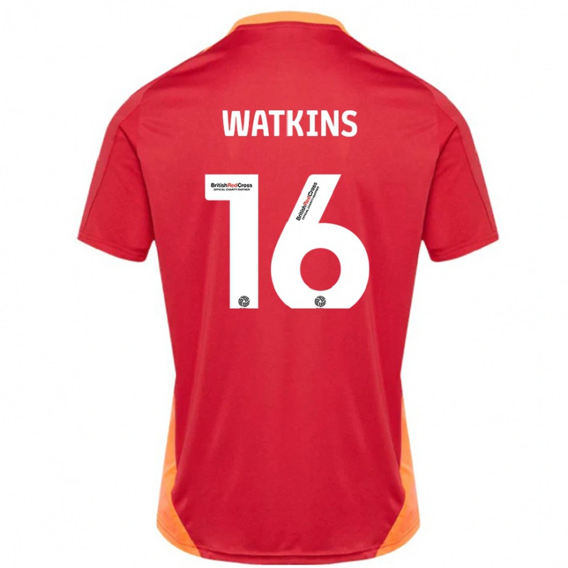 Danxen Donna Maglia Zoe Watkins #16 Blu Bianco Sporco Kit Gara Away 2024/25 Maglietta