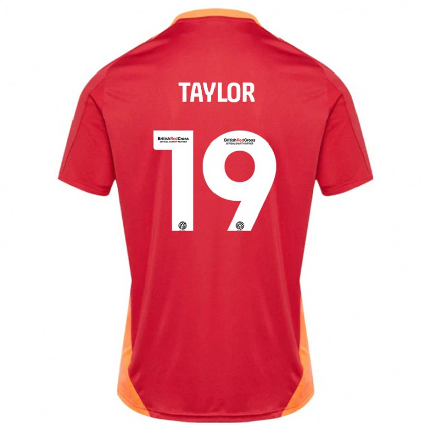 Danxen Donna Maglia Mollie Taylor #19 Blu Bianco Sporco Kit Gara Away 2024/25 Maglietta