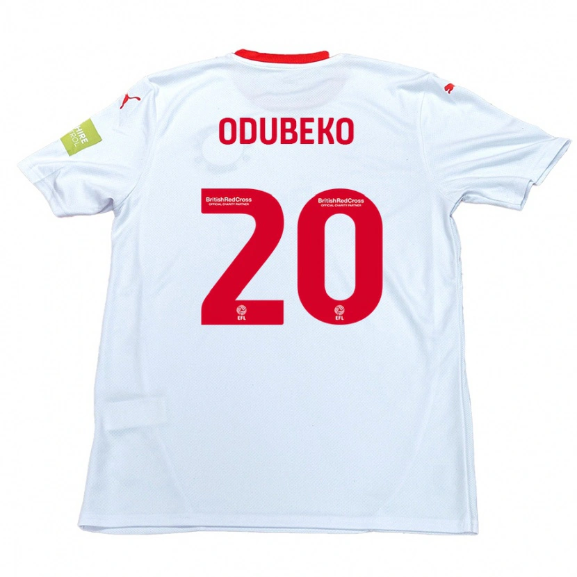 Danxen Donna Maglia Mipo Odubeko #20 Bianco Kit Gara Away 2024/25 Maglietta