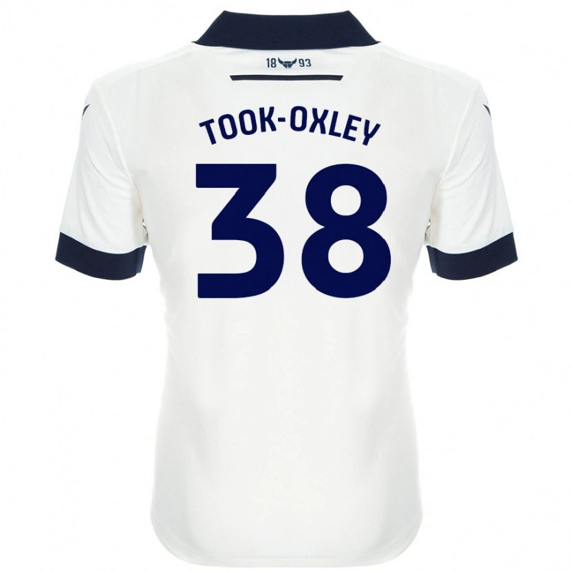 Danxen Donna Maglia Zaide Took-Oxley #38 Bianco Blu Navy Kit Gara Away 2024/25 Maglietta