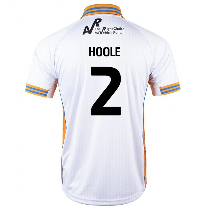 Danxen Donna Maglia Luca Hoole #2 Bianco Kit Gara Away 2024/25 Maglietta