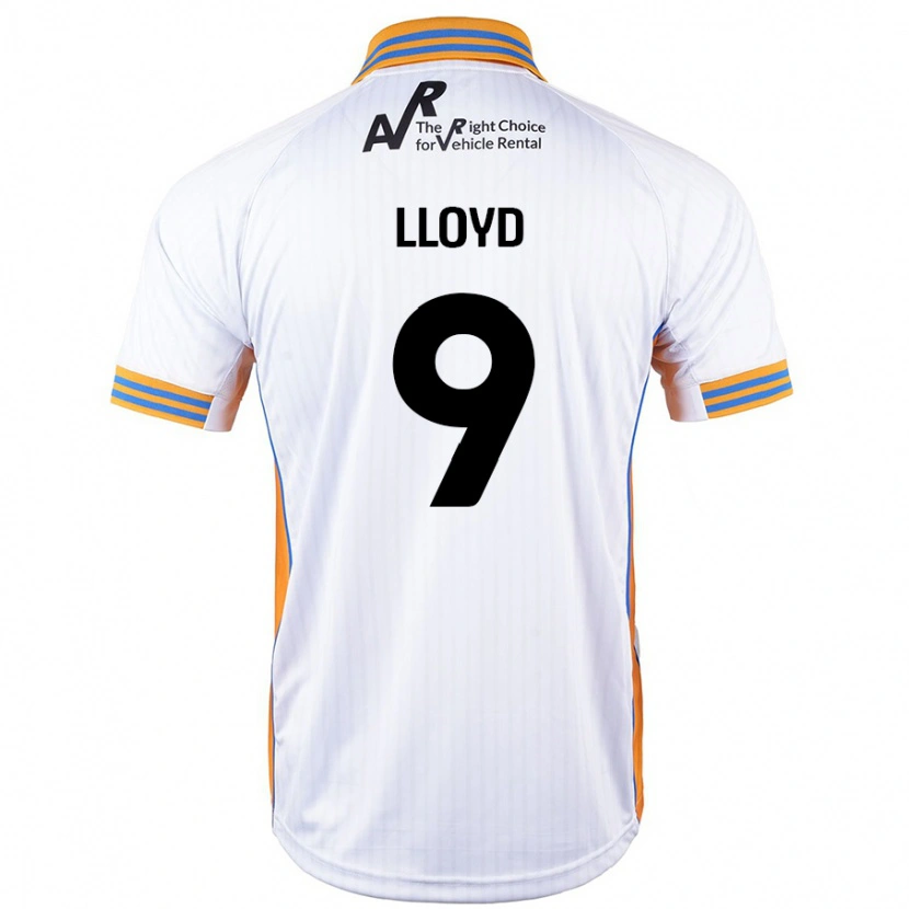 Danxen Donna Maglia George Lloyd #9 Bianco Kit Gara Away 2024/25 Maglietta