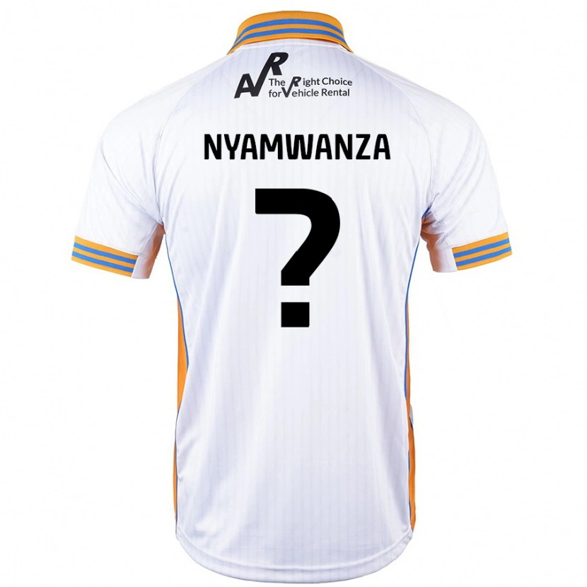 Danxen Donna Maglia Simba Nyamwanza #0 Bianco Kit Gara Away 2024/25 Maglietta