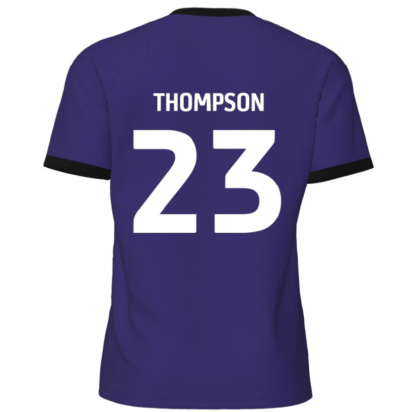 Danxen Donna Maglia Louis Thompson #23 Viola Kit Gara Away 2024/25 Maglietta