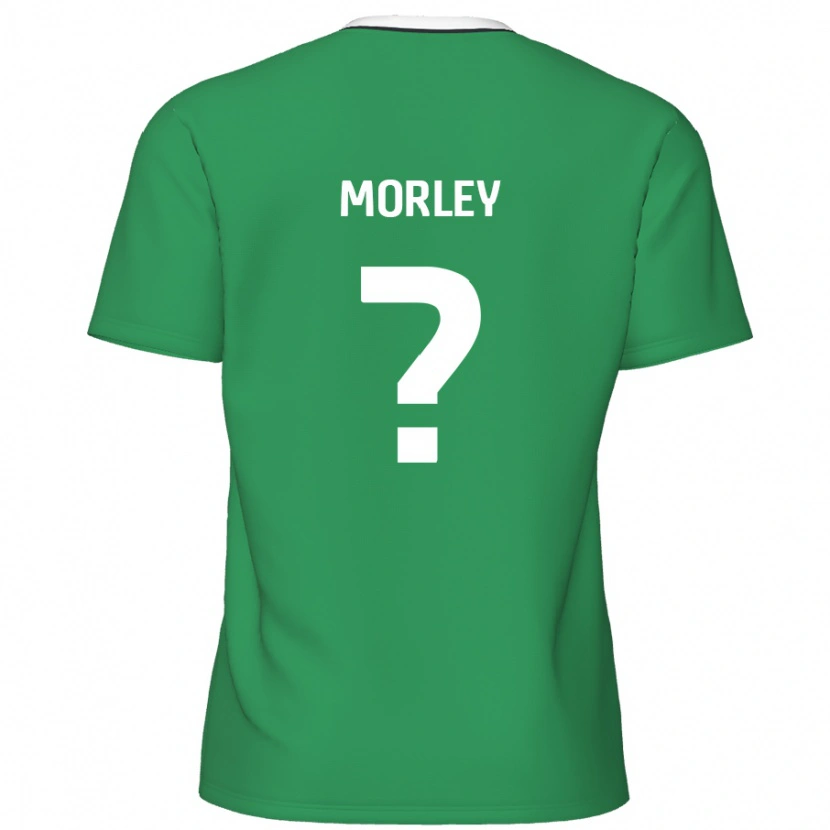 Danxen Donna Maglia Aaron Morley #0 Verde Strisce Bianche Kit Gara Away 2024/25 Maglietta