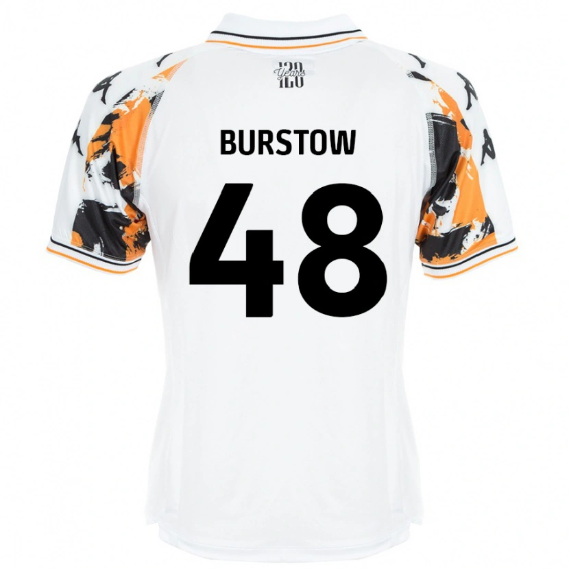 Danxen Donna Maglia Mason Burstow #48 Bianco Kit Gara Away 2024/25 Maglietta