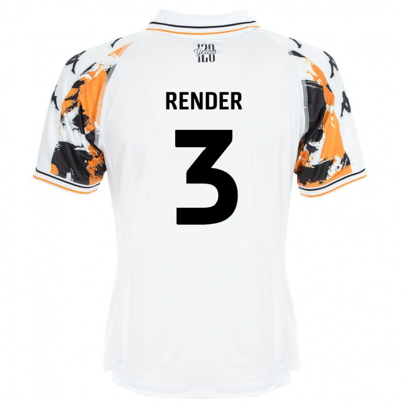 Danxen Donna Maglia Meg Render #3 Bianco Kit Gara Away 2024/25 Maglietta