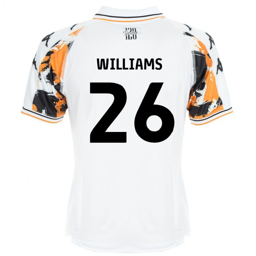 Danxen Donna Maglia Annabel Williams #26 Bianco Kit Gara Away 2024/25 Maglietta