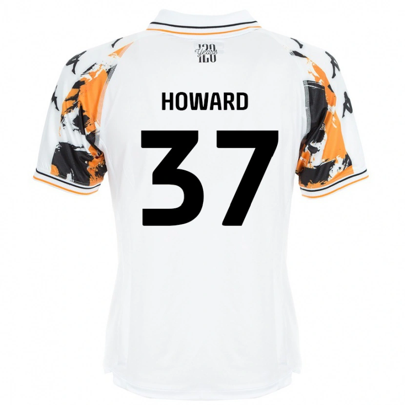 Danxen Donna Maglia Scarlet Howard #37 Bianco Kit Gara Away 2024/25 Maglietta